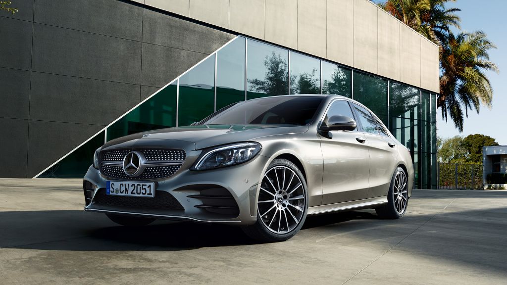 The image shows the exterior design of the A-Class.