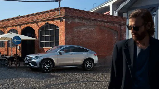 The image shows the A-class from the front at an angle.