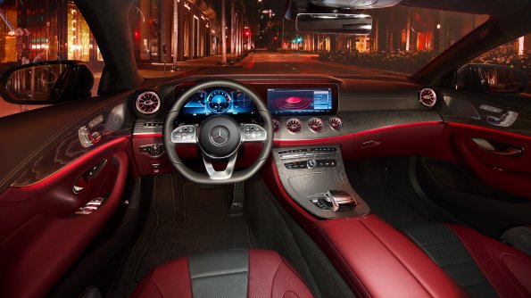 The image shows the exterior design of the A-Class.