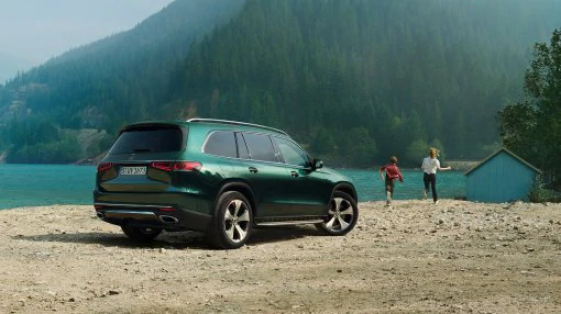 The image shows the A-class from the front at an angle.