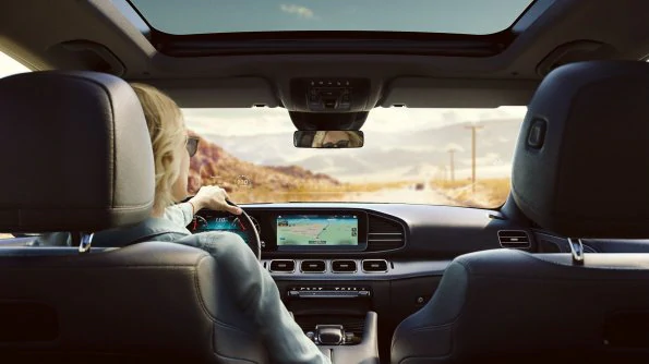 Mercedes-Benz A-Class: comfort The image shows the interior of the A-Class.